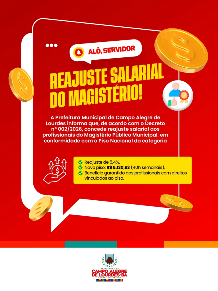 Reajuste Salarial do Magistério