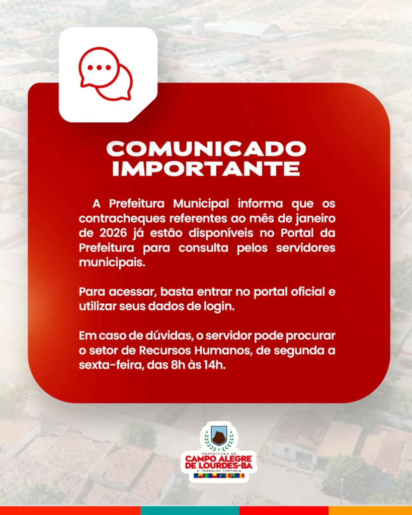 Comunicado Importante