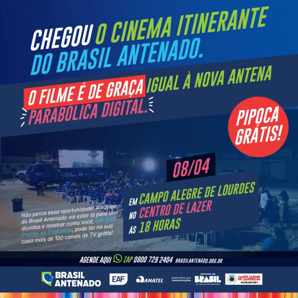 Cinema Itinerante em Campo Alegre de Lourdes